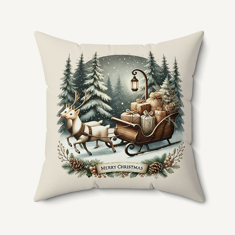 Merry Christmas Vintage Pillow 6_1