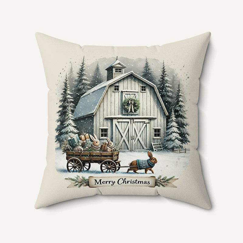 Merry Christmas Vintage Pillow 7_1