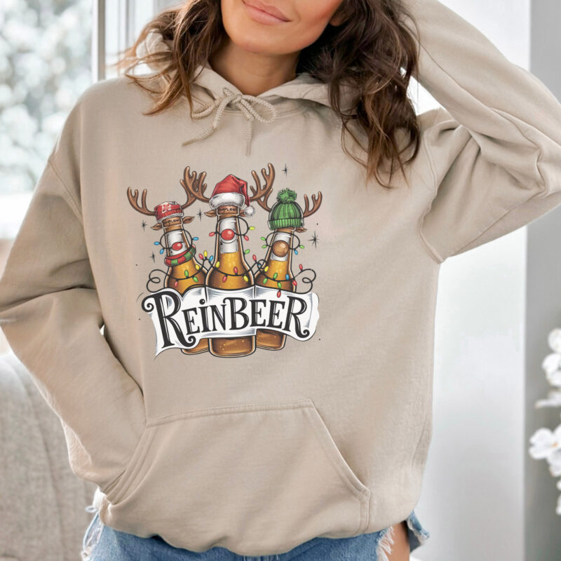 Reinbeer Christmas Hooded Sweatshirt_1