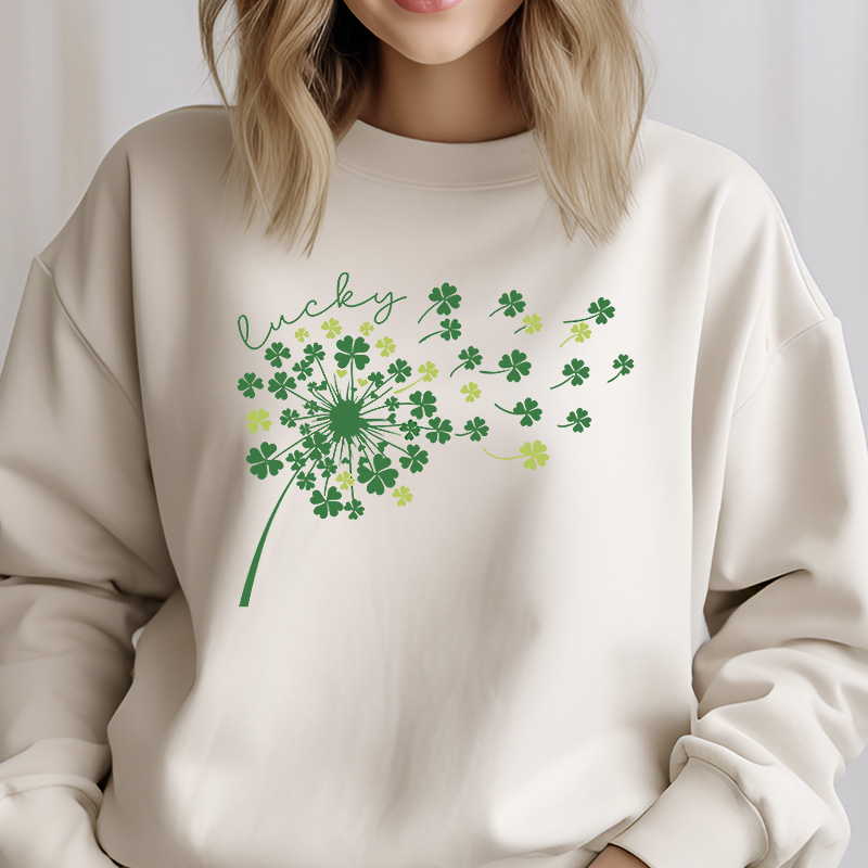 Lucky Clover Sweatshirt, St. Patrick's Day Cozy Pullover